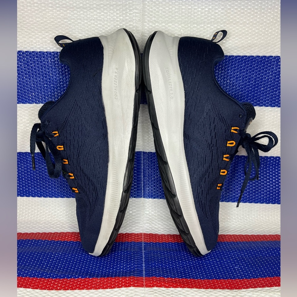 Skechers Track Moulton Shoes Mens Navy Blue Memory Foam Washable Sneakers 10.5 - Picture 13 of 16